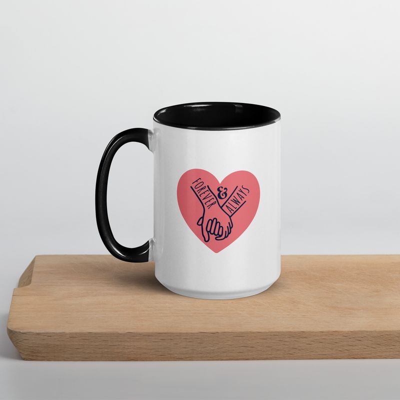 Tasse mit farbiger Innenseite