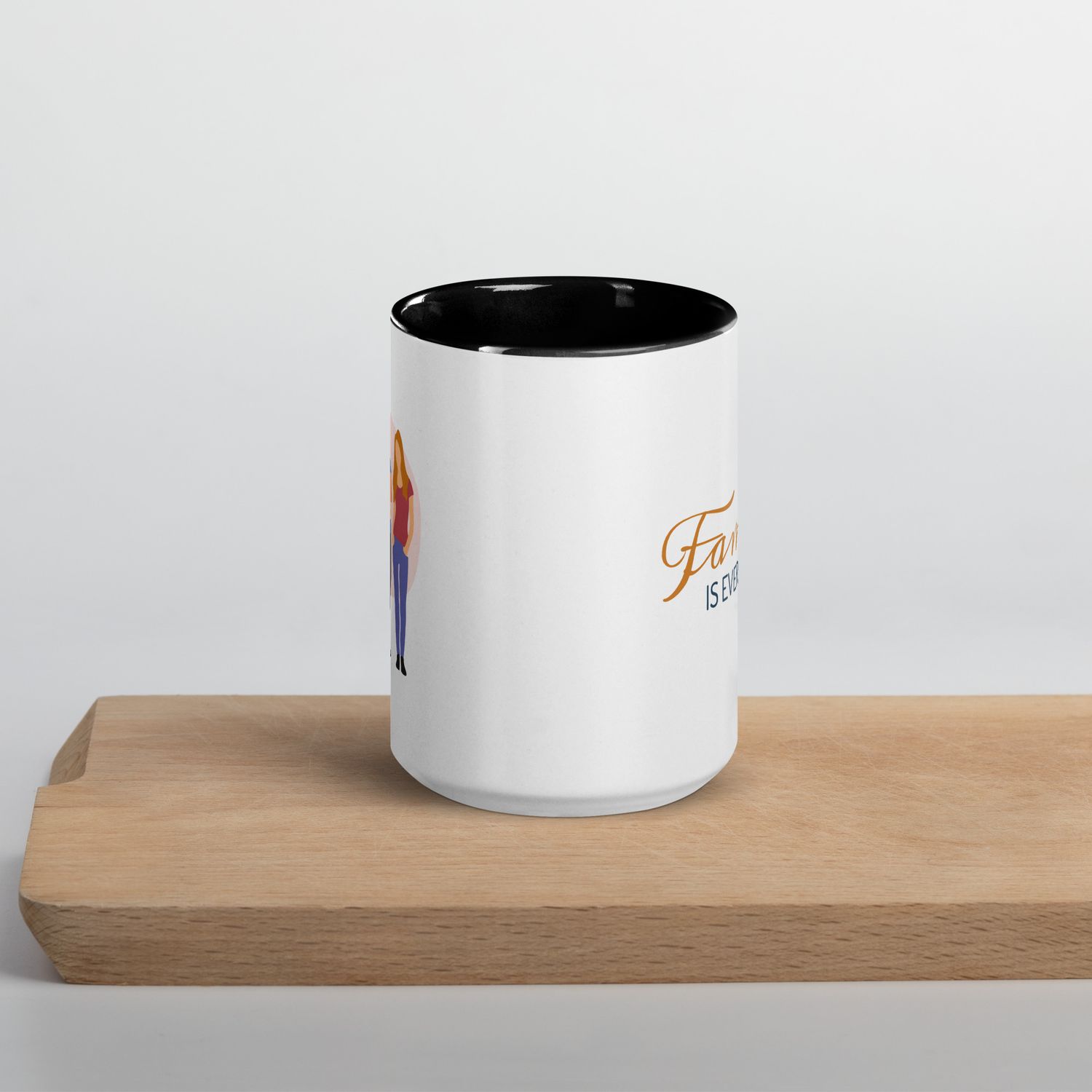 Tasse mit farbiger Innenseite