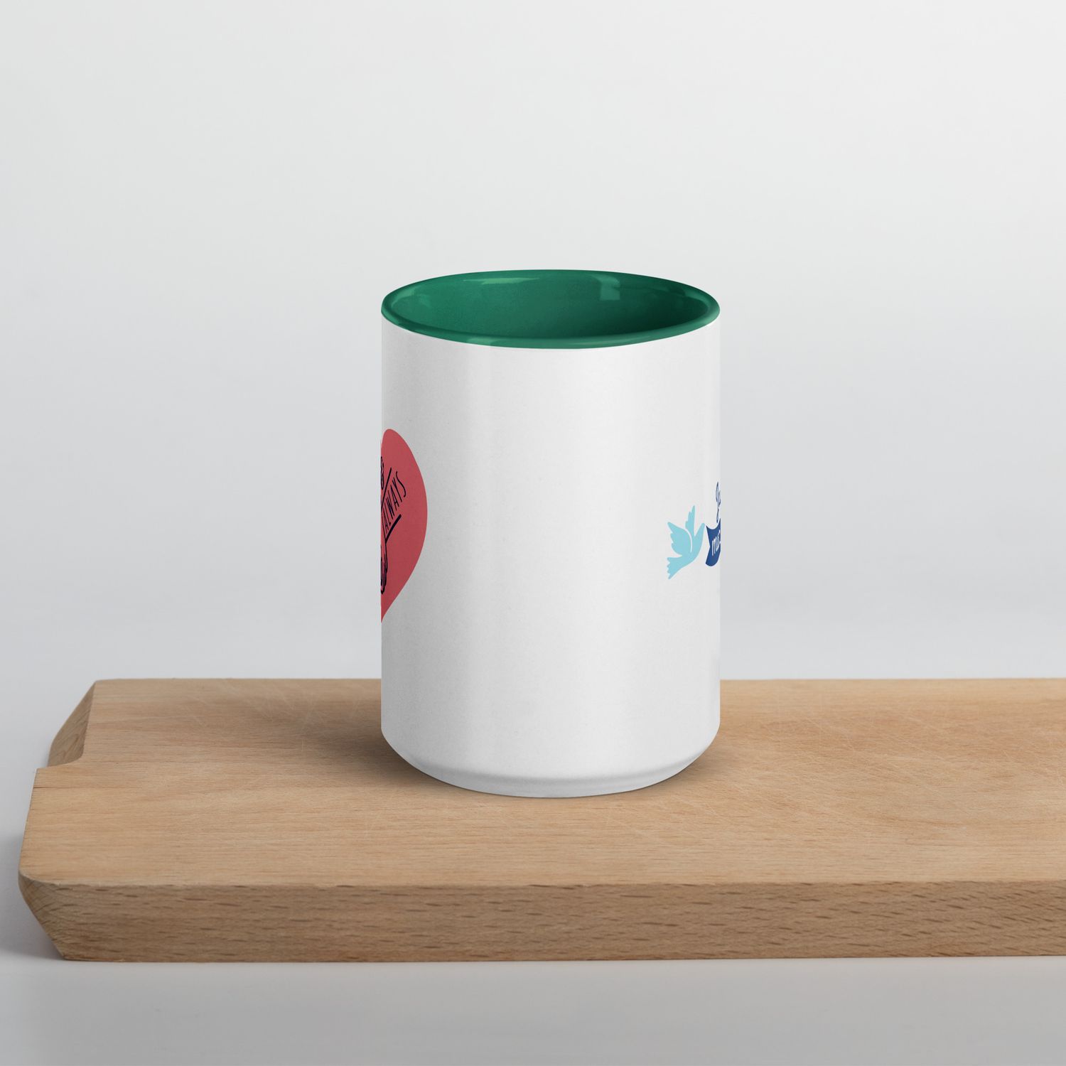 Tasse mit farbiger Innenseite