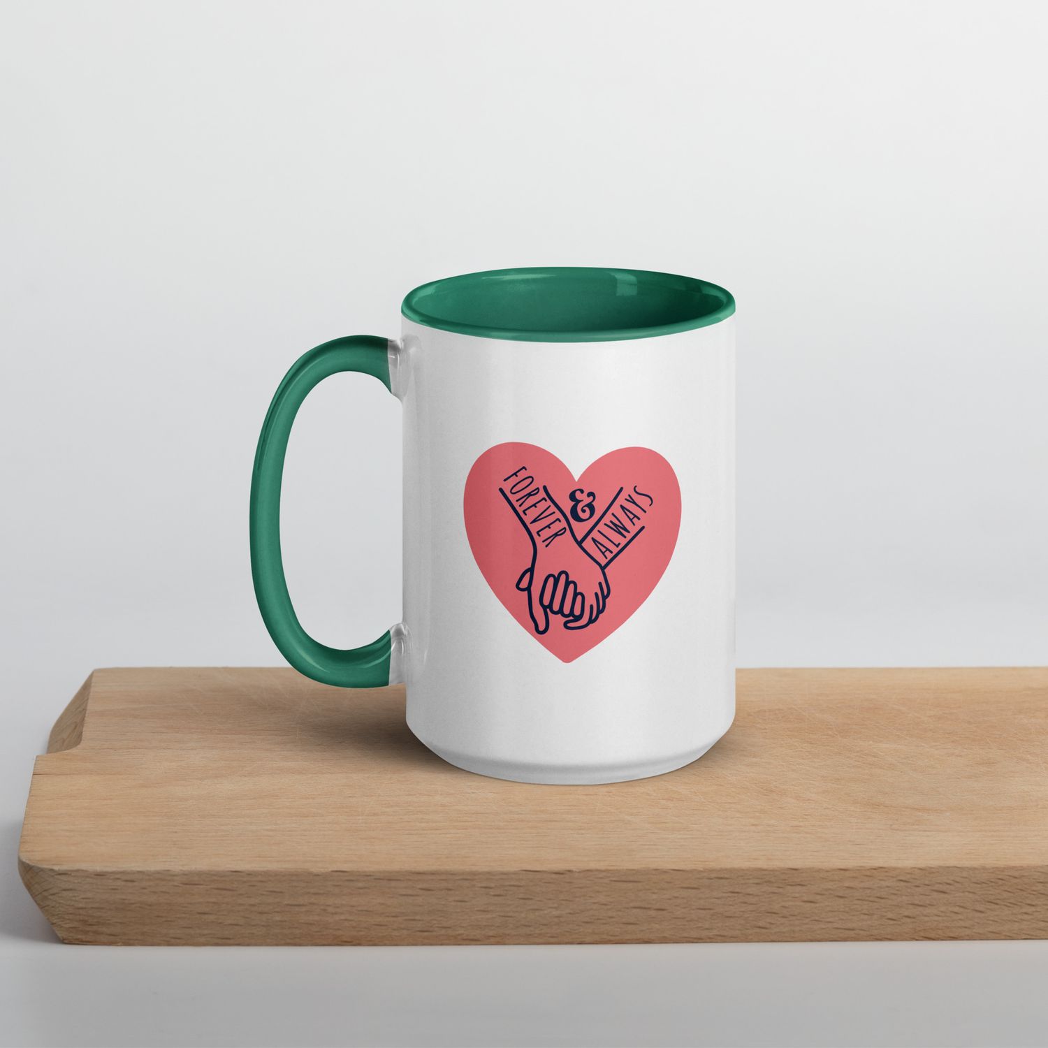 Tasse mit farbiger Innenseite