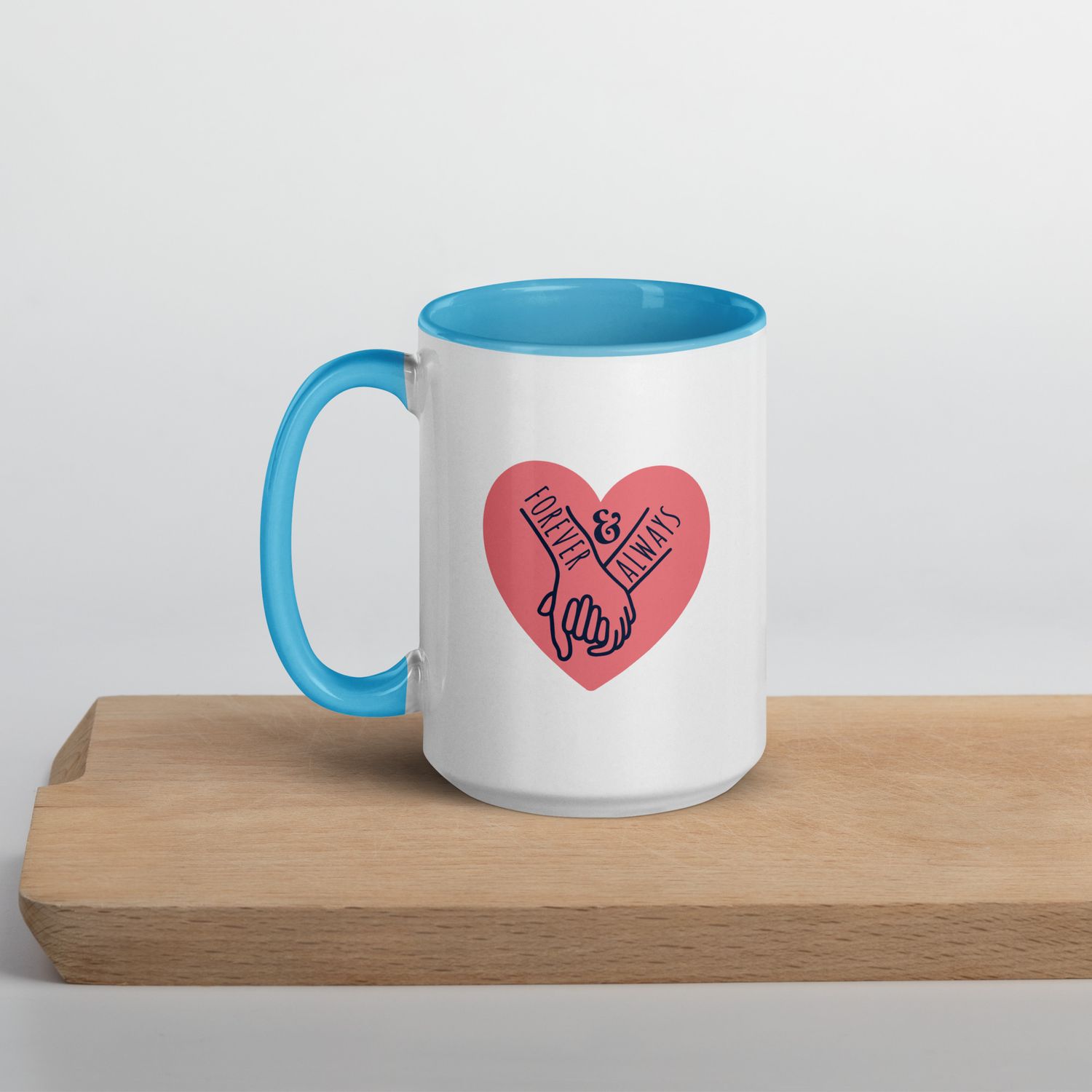 Tasse mit farbiger Innenseite