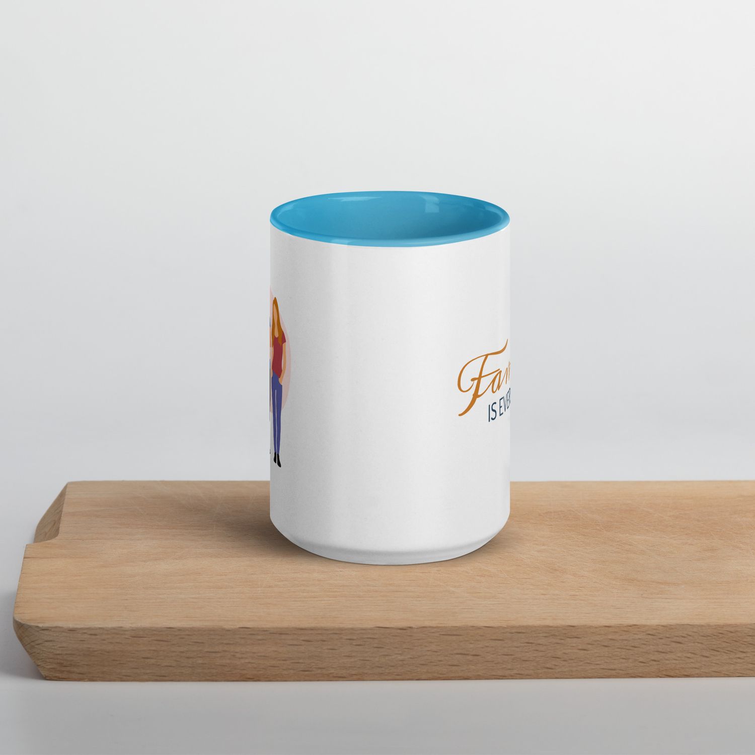 Tasse mit farbiger Innenseite