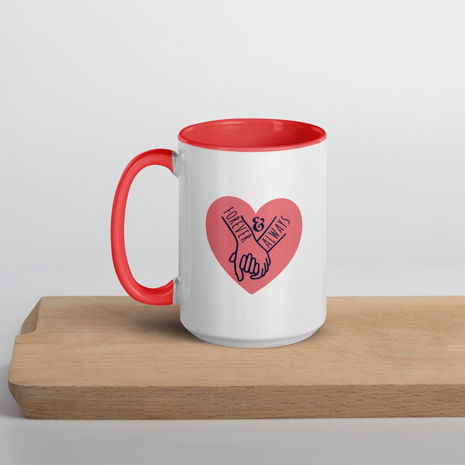 Tasse mit farbiger Innenseite