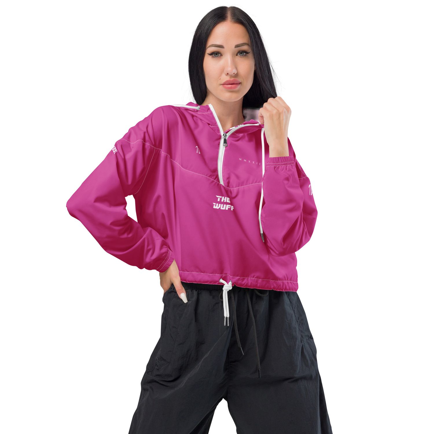 Bauchfreier Damen-Windbreaker für Damen