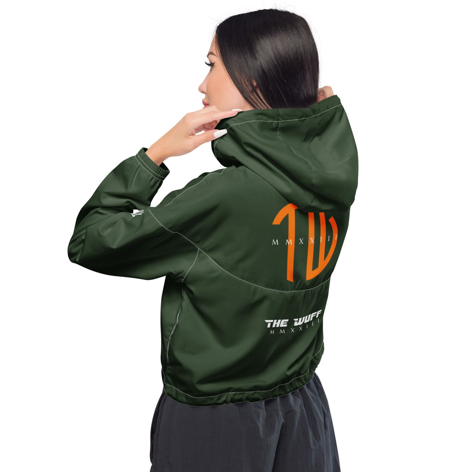 Bauchfreier Damen-Windbreaker für Damen