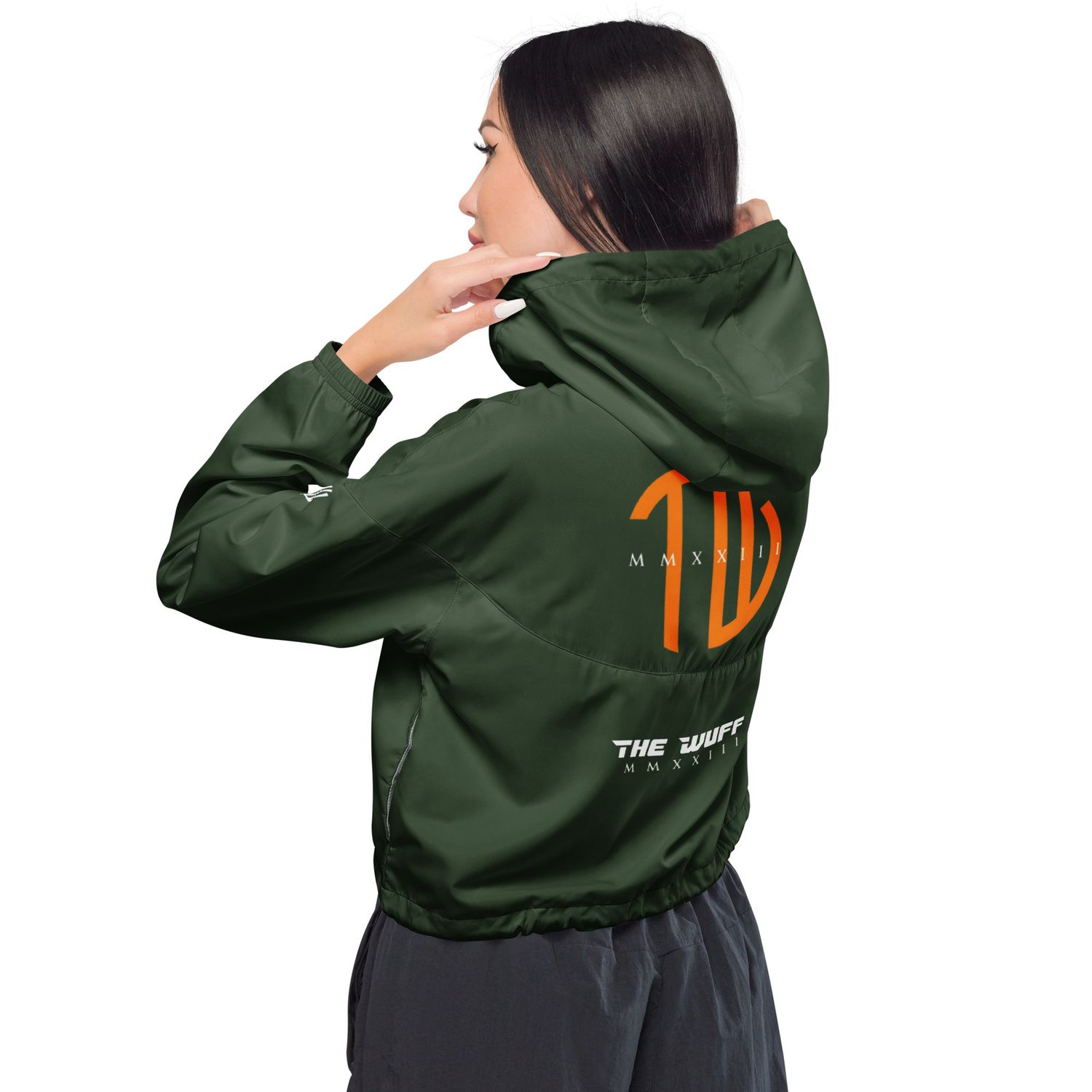 Bauchfreier Damen-Windbreaker für Damen