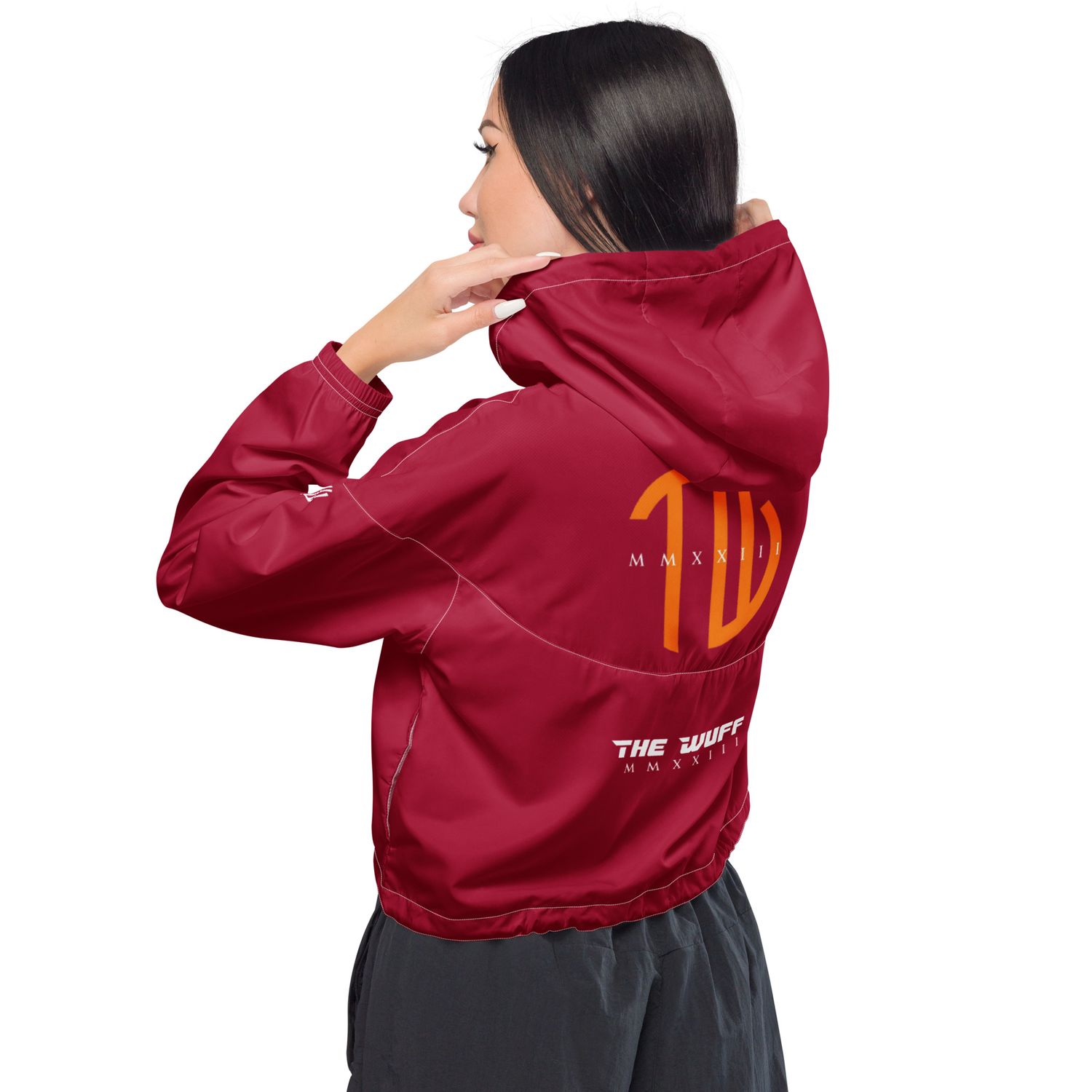 Bauchfreier Damen-Windbreaker für Damen