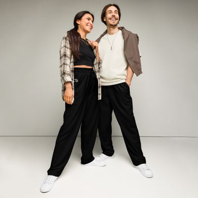Unisex-Joggingshose mit weiten Beinen