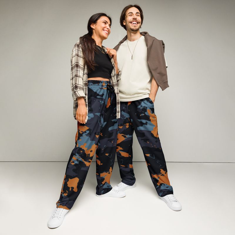 Unisex-Joggingshose mit weiten Beinen