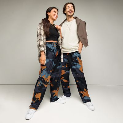 Unisex-Joggingshose mit weiten Beinen