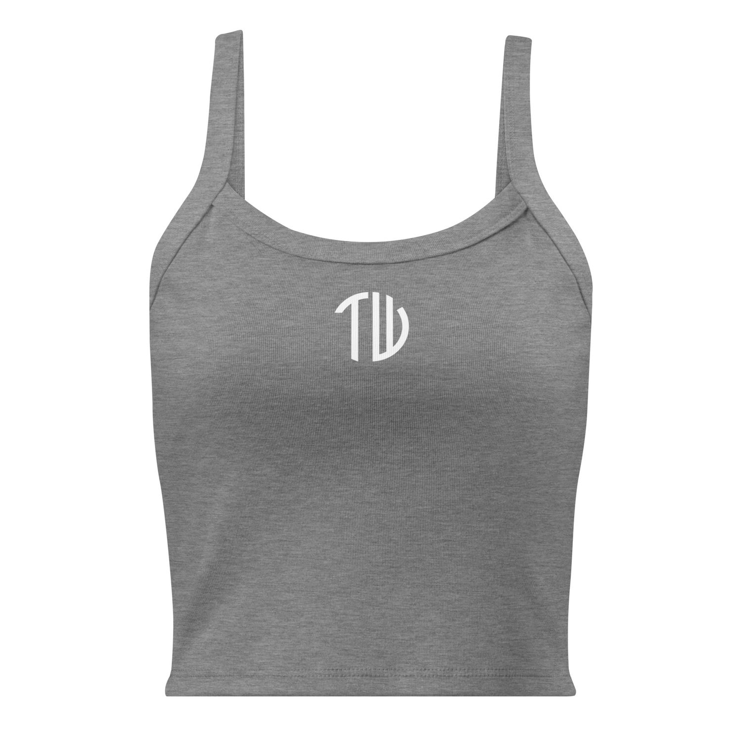 Damen Tanktop mit feiner Rippstruktur