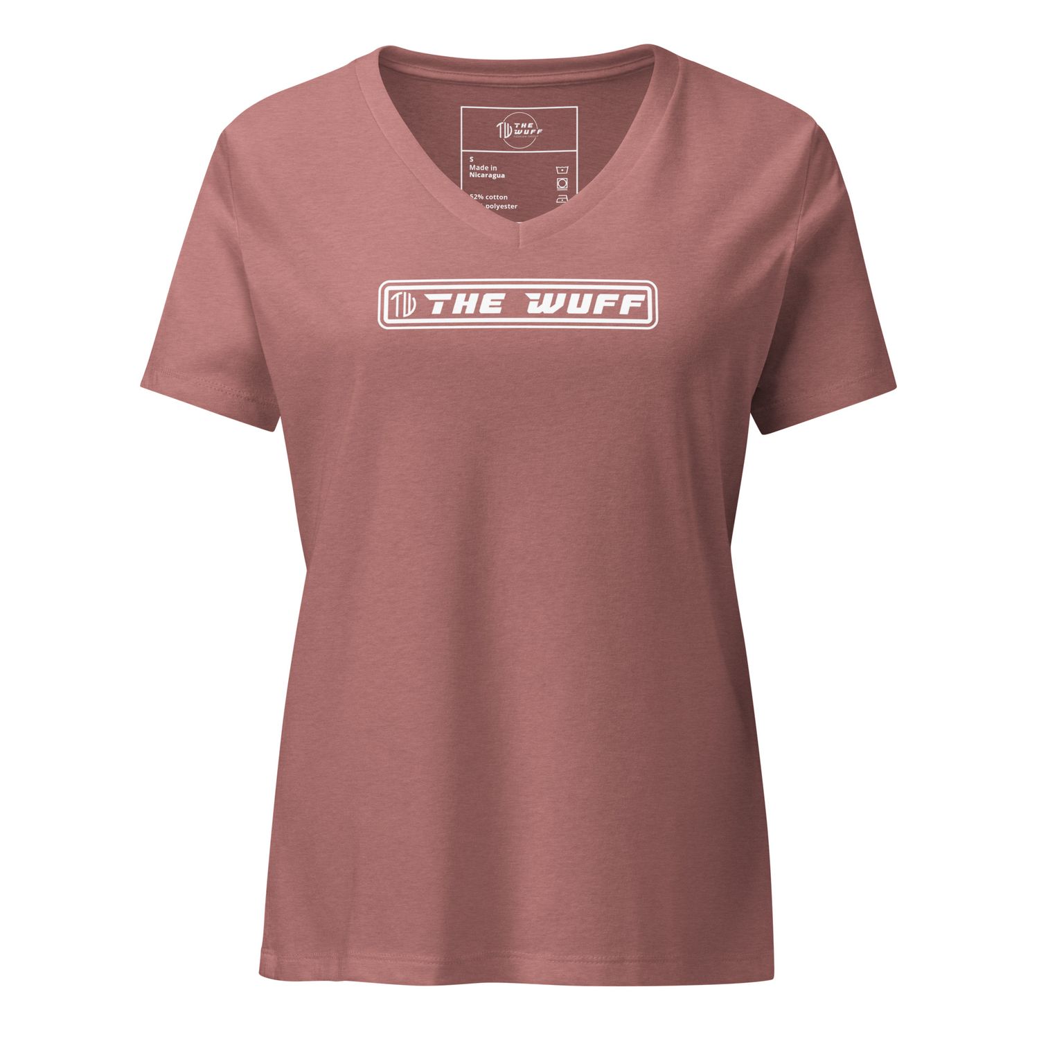 Lockeres Damen T-Shirt mit V-Ausschnitt