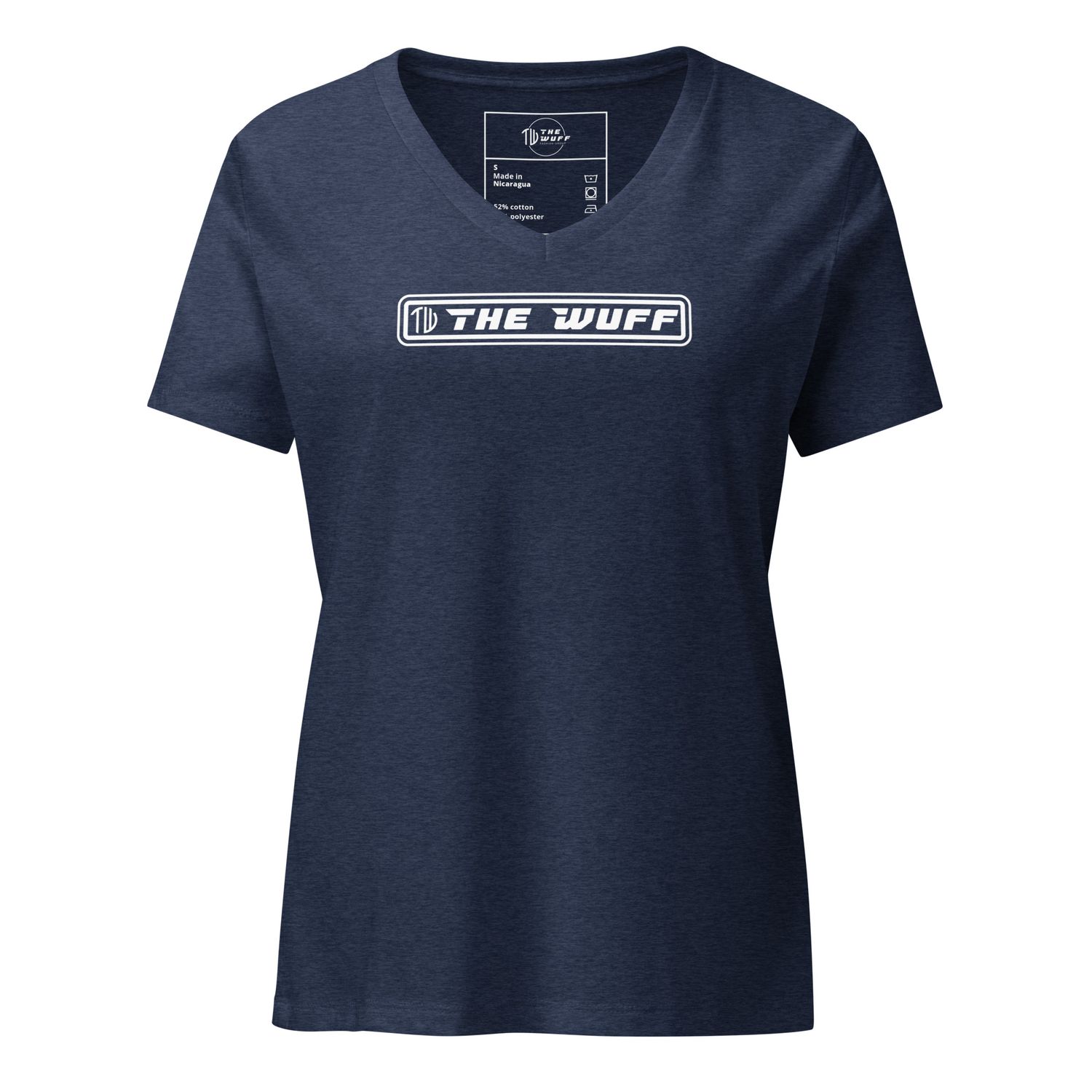 Lockeres Damen T-Shirt mit V-Ausschnitt