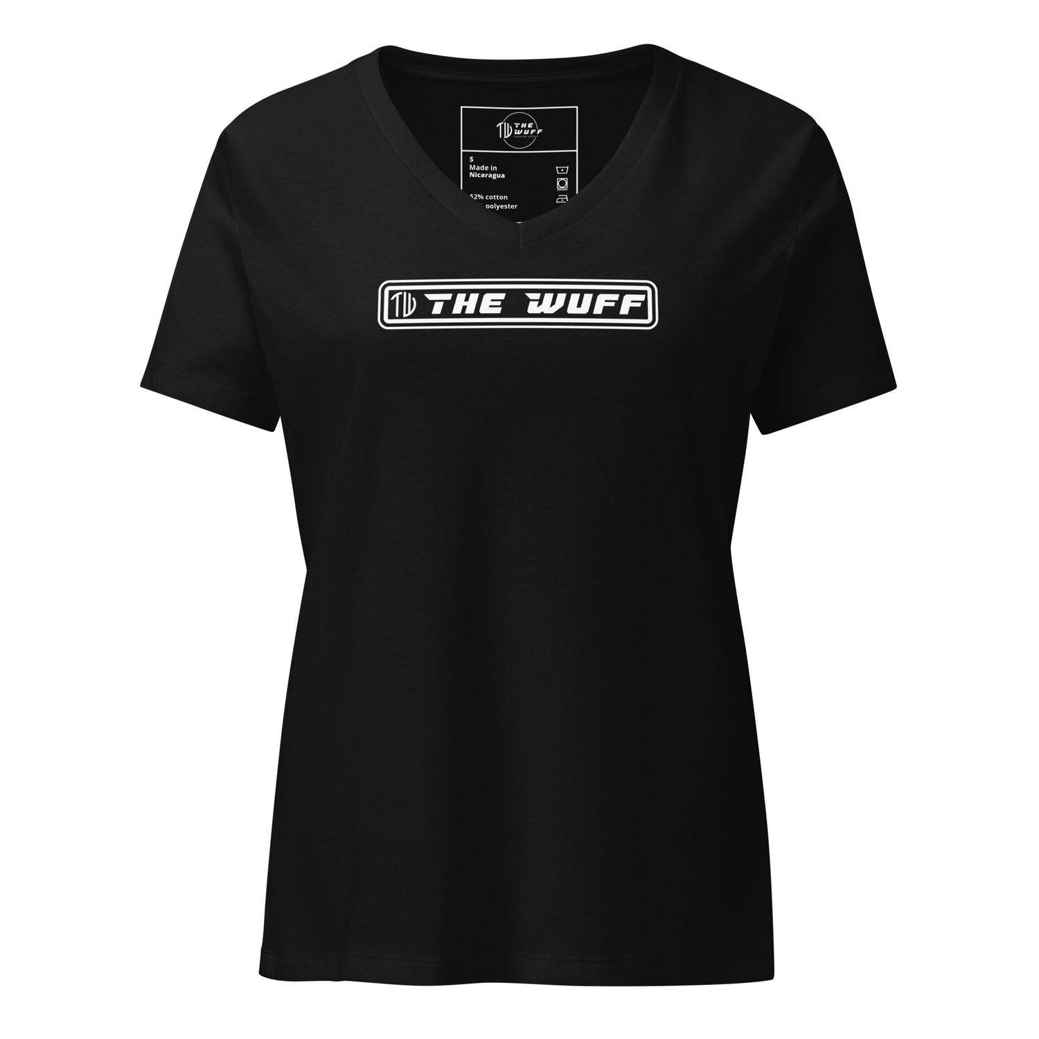 Lockeres Damen T-Shirt mit V-Ausschnitt