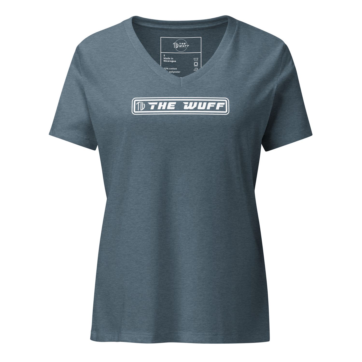 Lockeres Damen T-Shirt mit V-Ausschnitt