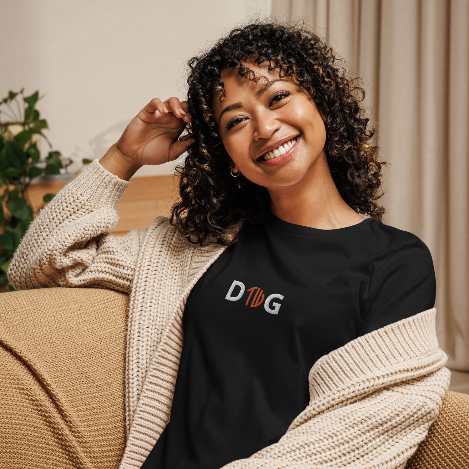 Lockeres Damen-T-Shirt