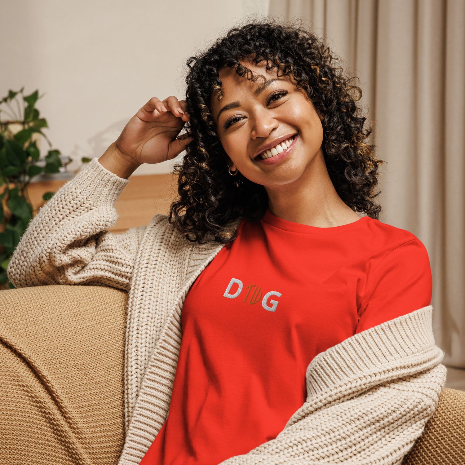 Lockeres Damen-T-Shirt