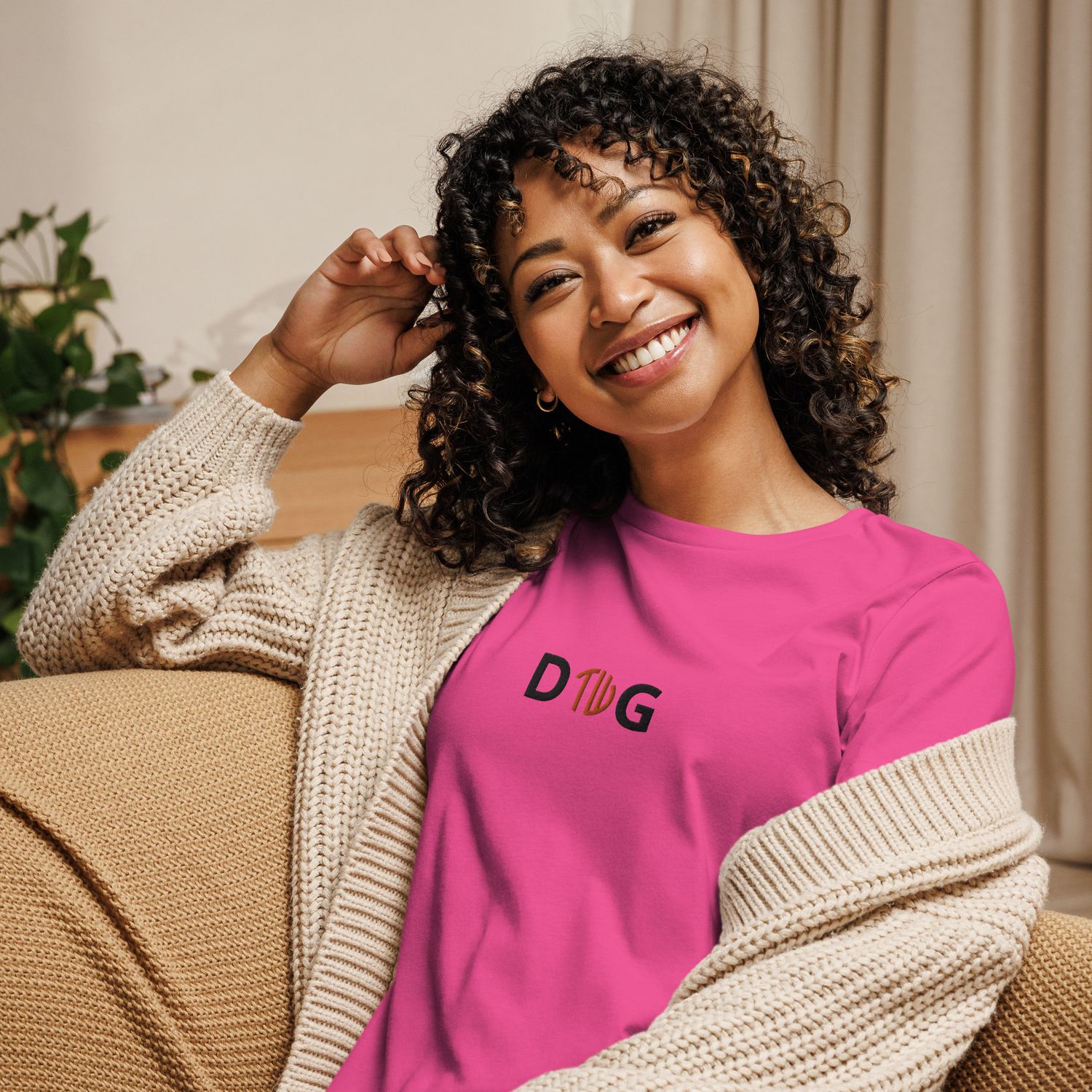 Lockeres Damen-T-Shirt