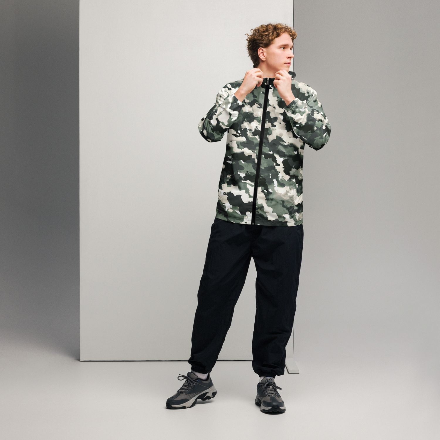 Hochwertige Windbreaker Camouflage S2