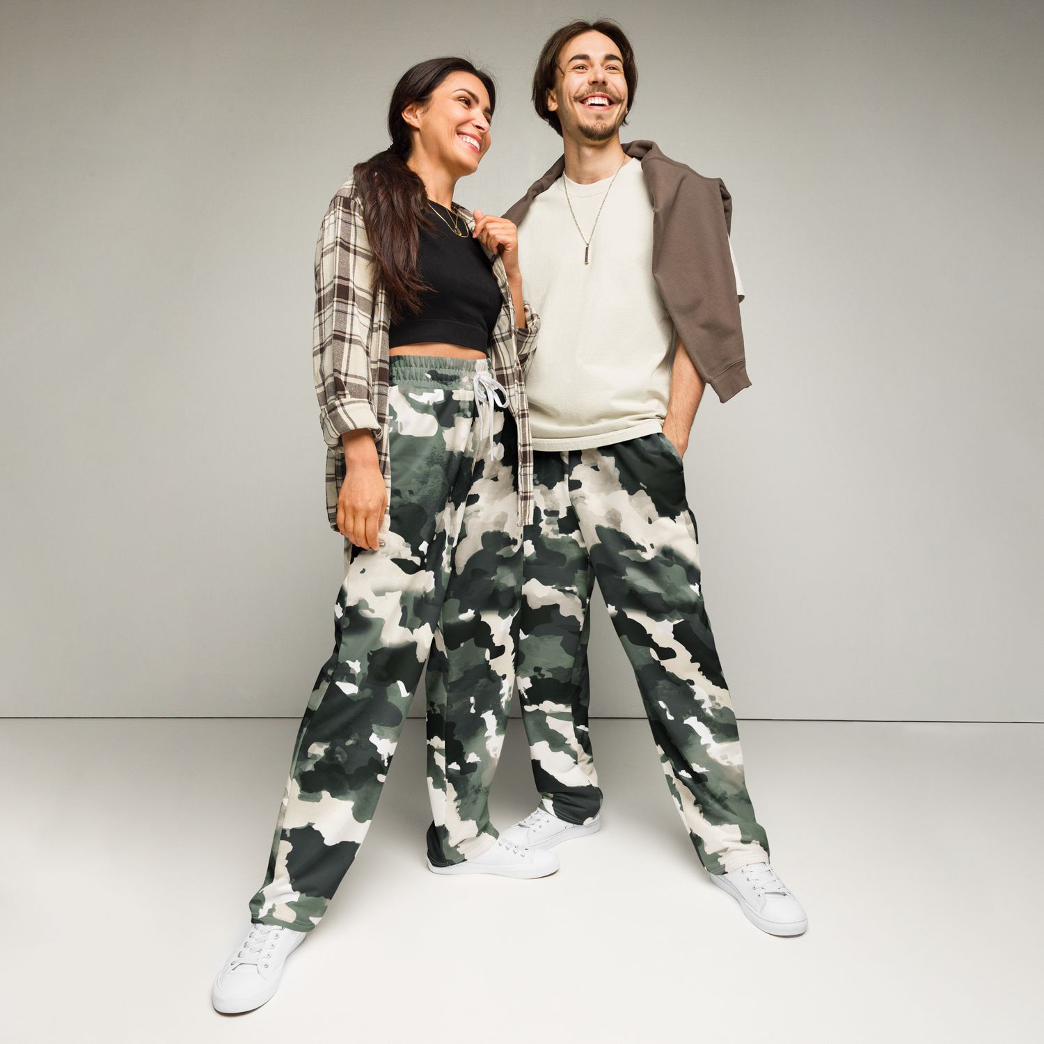 The Wuff® Premium Unisex-Joggingshose mit weiten Beinen
