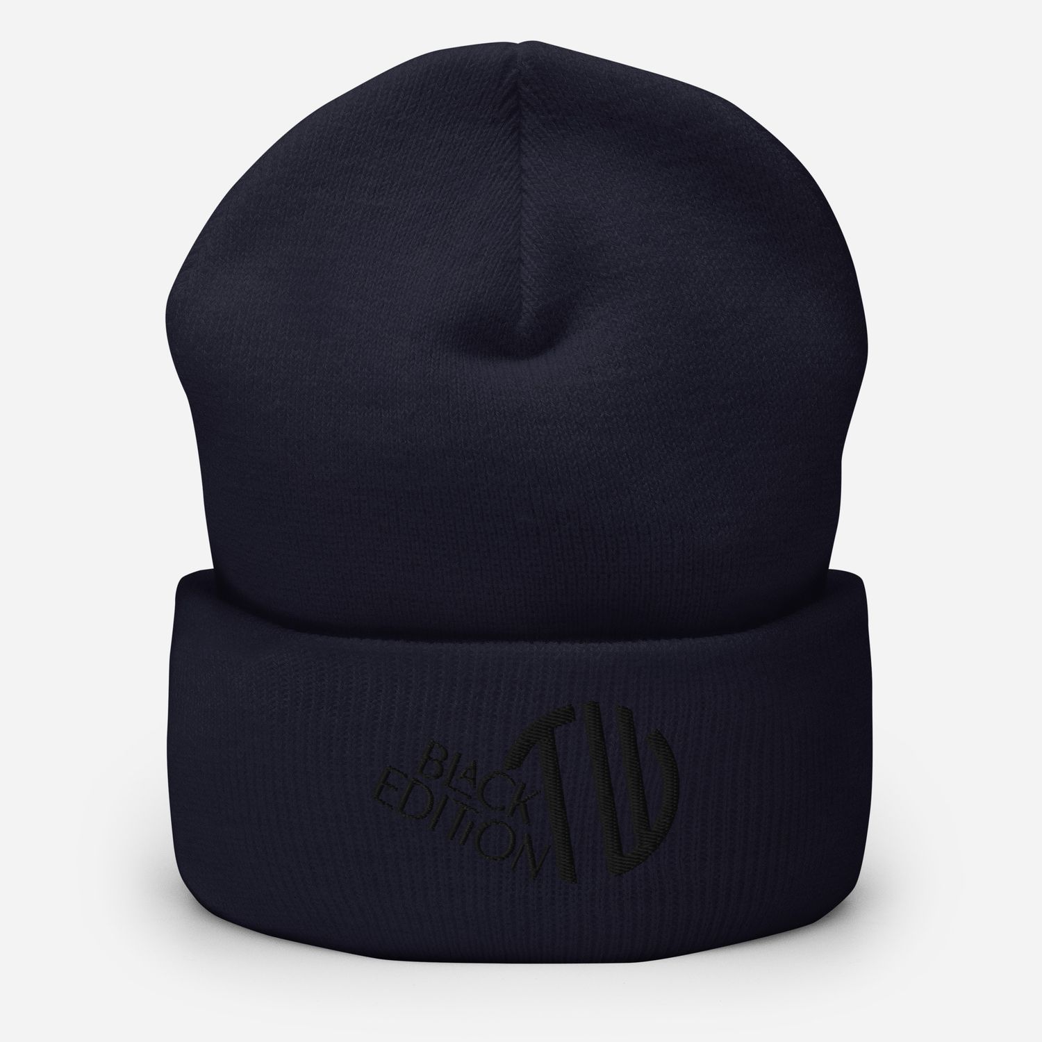 Umgeschlagene Beanie Black-Edition 🖤