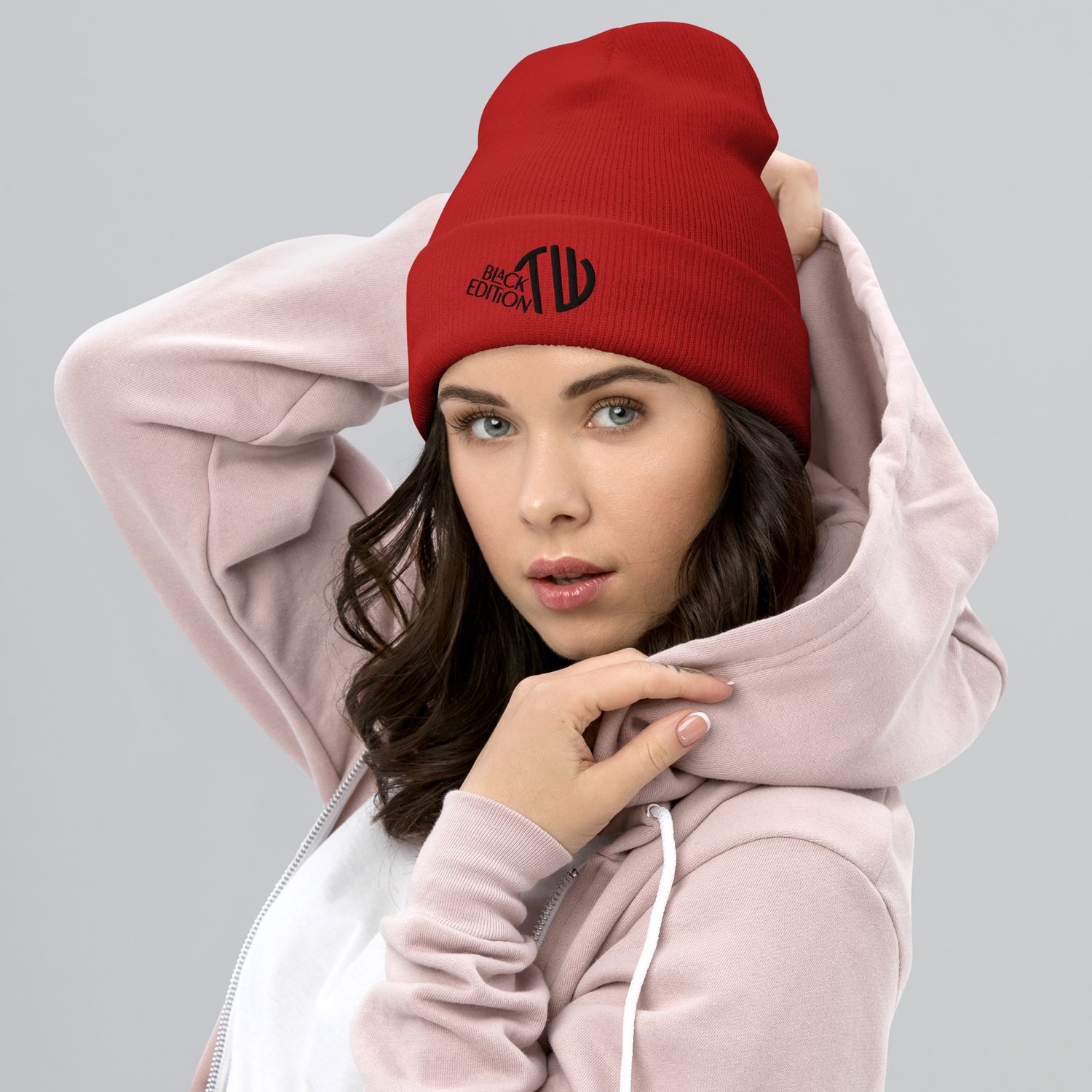 Umgeschlagene Beanie Black-Edition 🖤