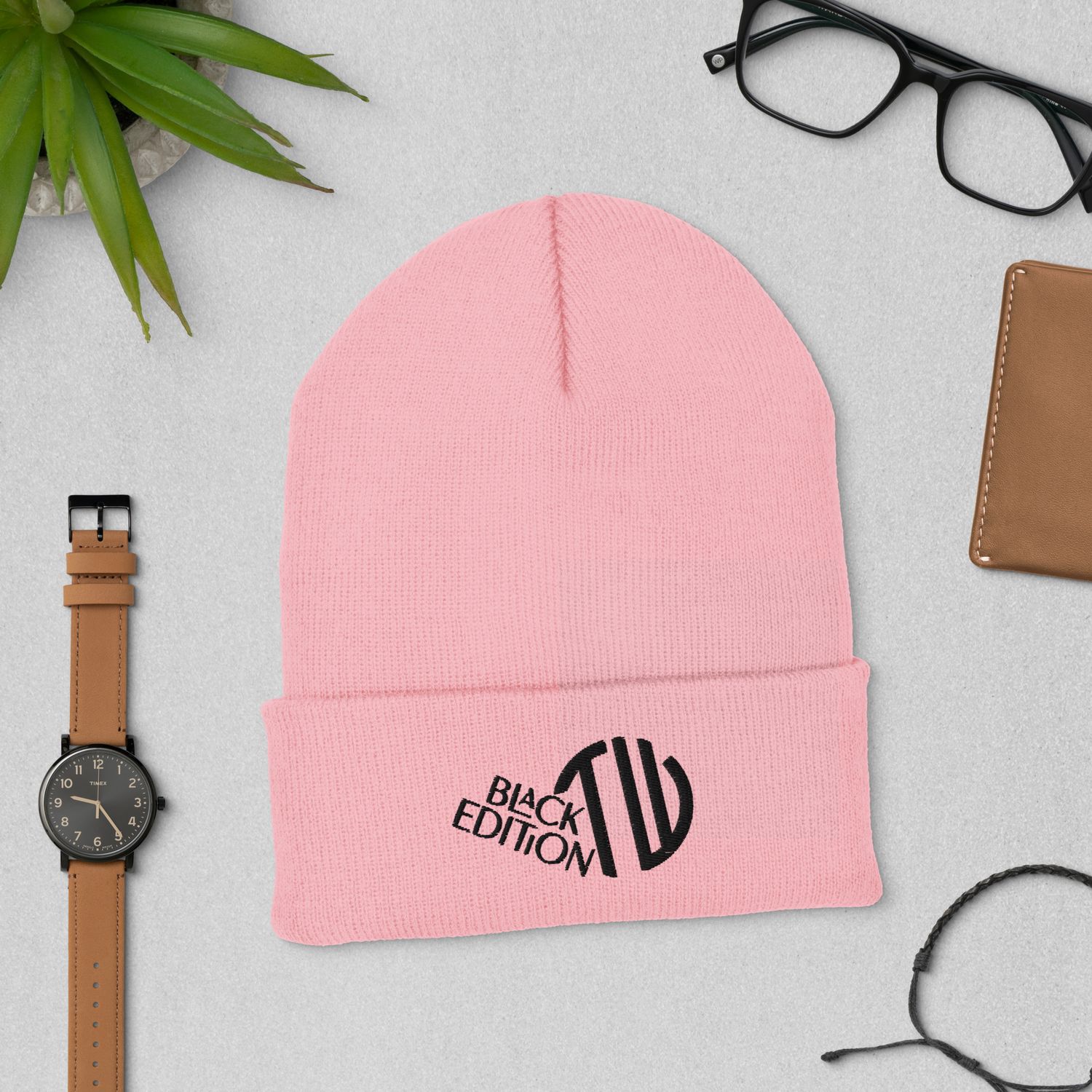 Umgeschlagene Beanie Black-Edition 🖤