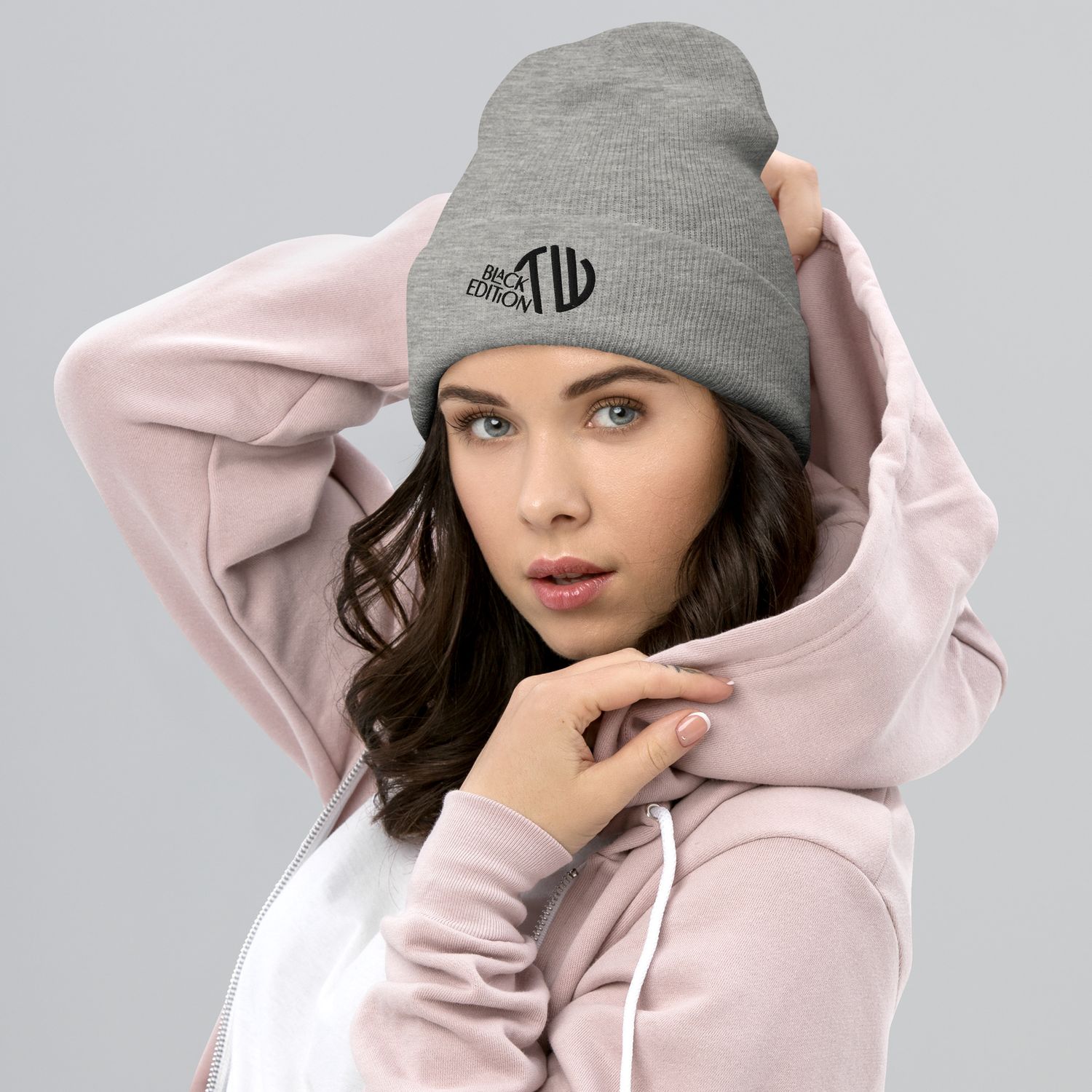 Umgeschlagene Beanie Black-Edition 🖤