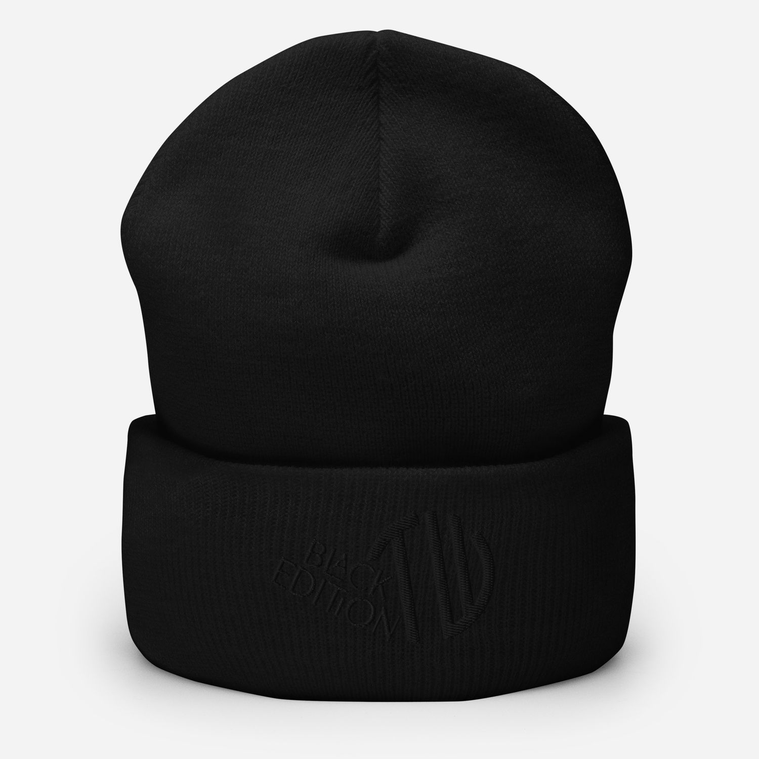 Umgeschlagene Beanie Black-Edition 🖤