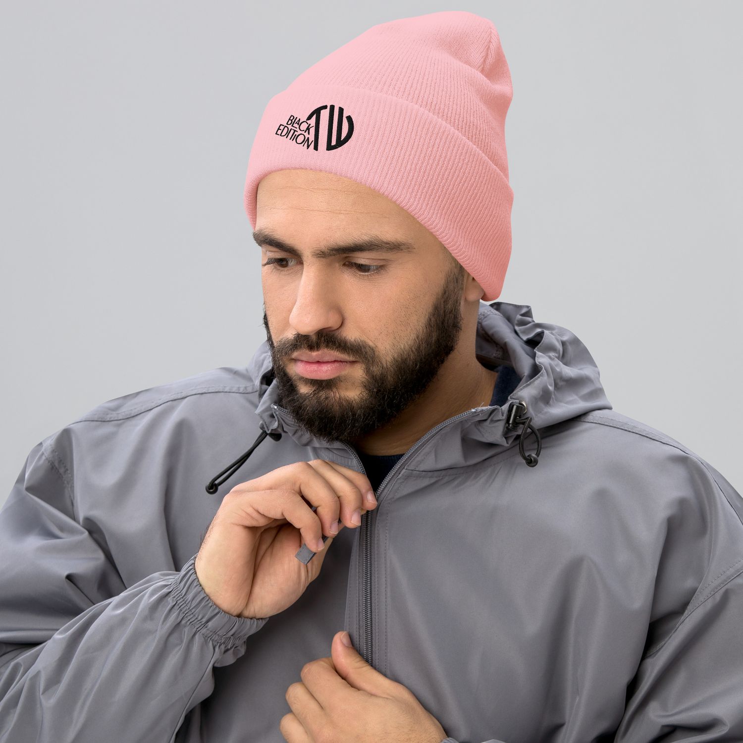 Umgeschlagene Beanie Black-Edition 🖤
