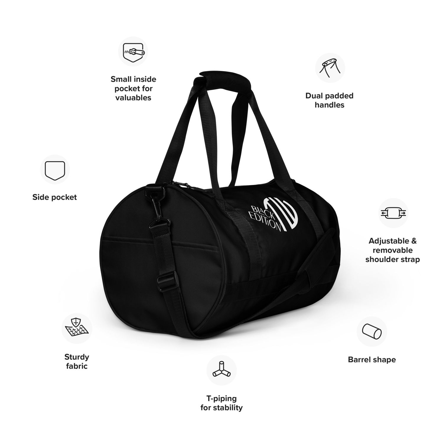 Sport/Freizeit Tasche Black-Edition🖤