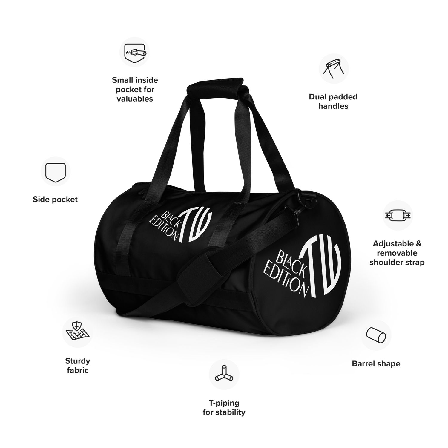 Sport/Freizeit Tasche Black-Edition🖤