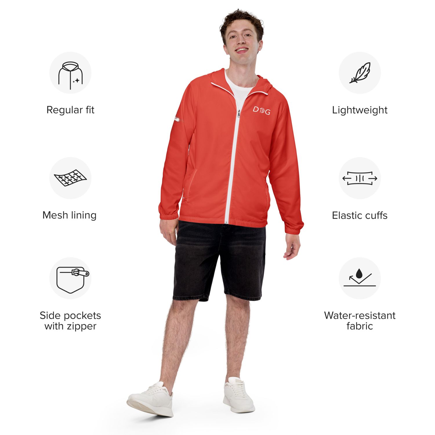 Hochwertige Windbreaker D.O.G. Edition