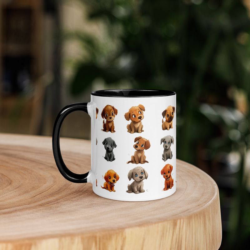 Tasse mit farbiger Innenseite