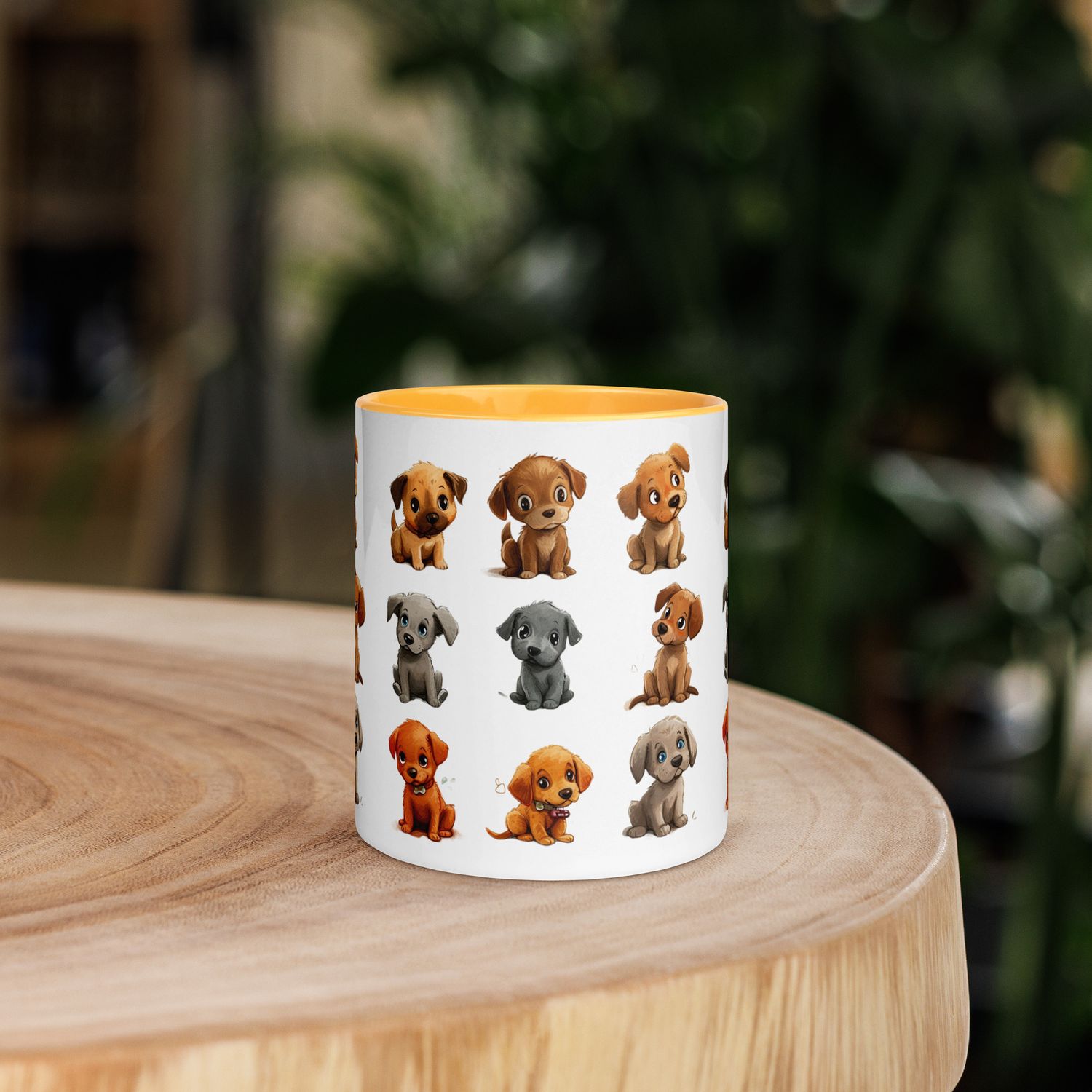 Tasse mit farbiger Innenseite