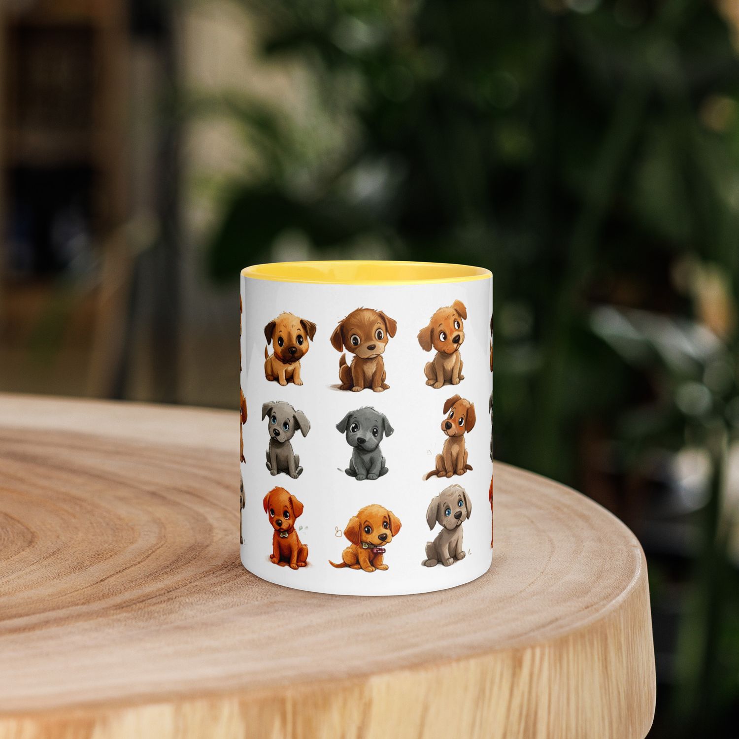 Tasse mit farbiger Innenseite