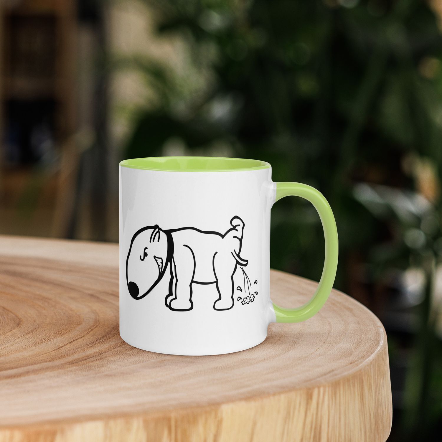Tasse mit farbiger Innenseite