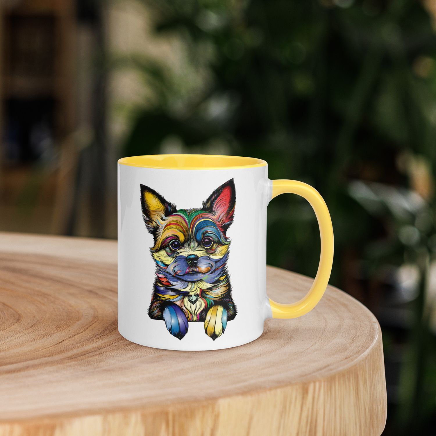 Tasse mit farbiger Innenseite