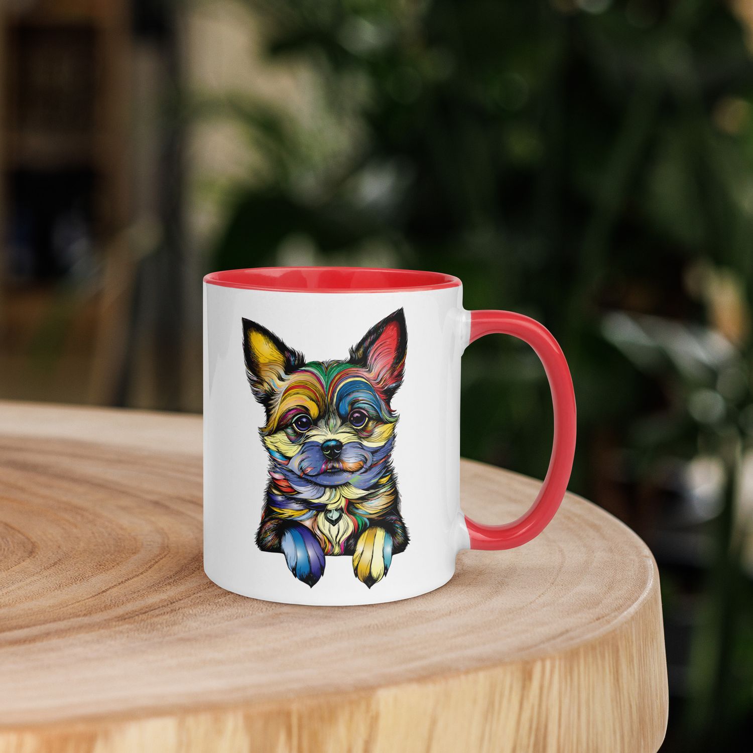 Tasse mit farbiger Innenseite