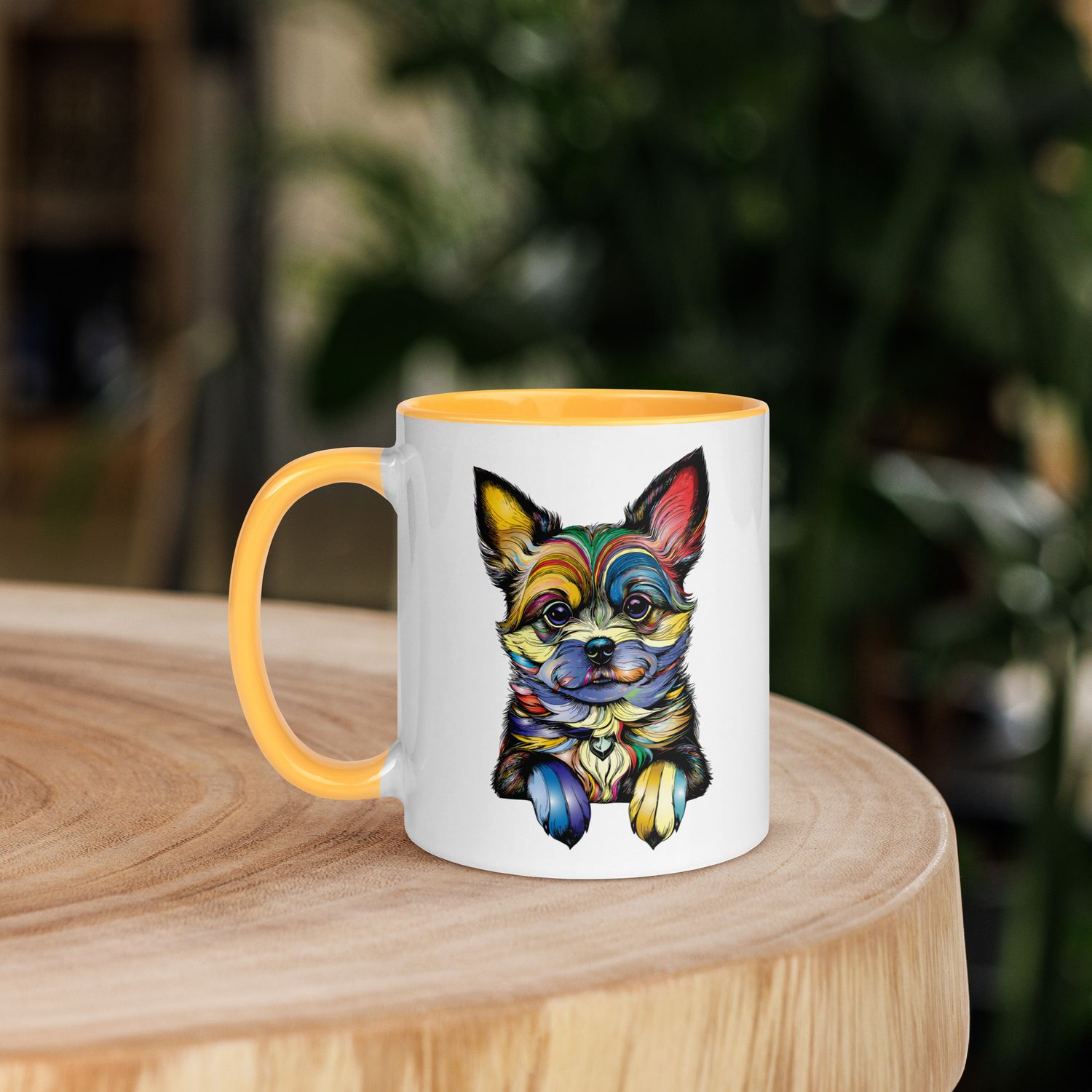 Tasse mit farbiger Innenseite