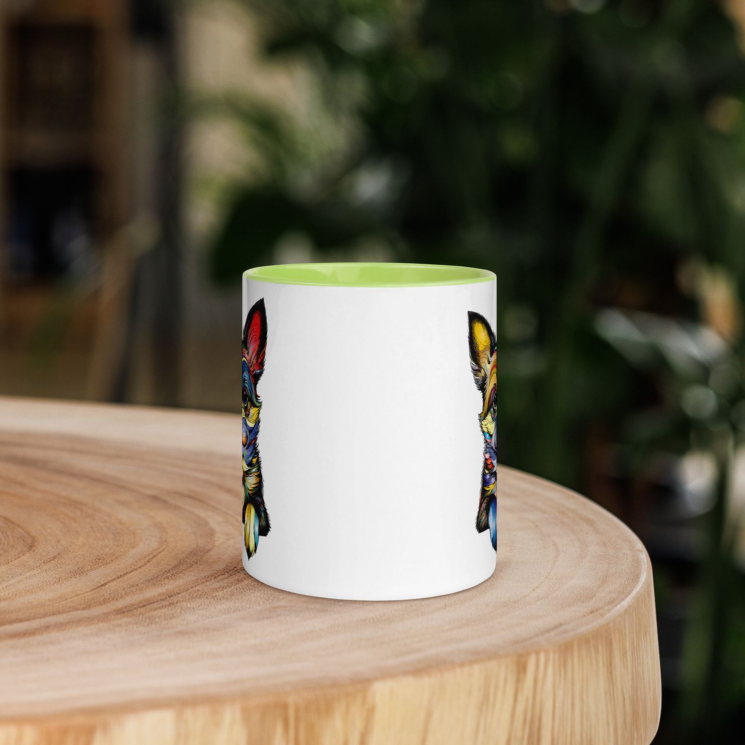 Tasse mit farbiger Innenseite