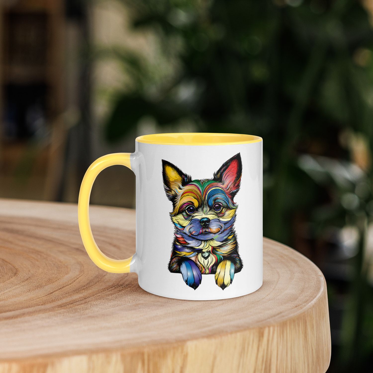 Tasse mit farbiger Innenseite