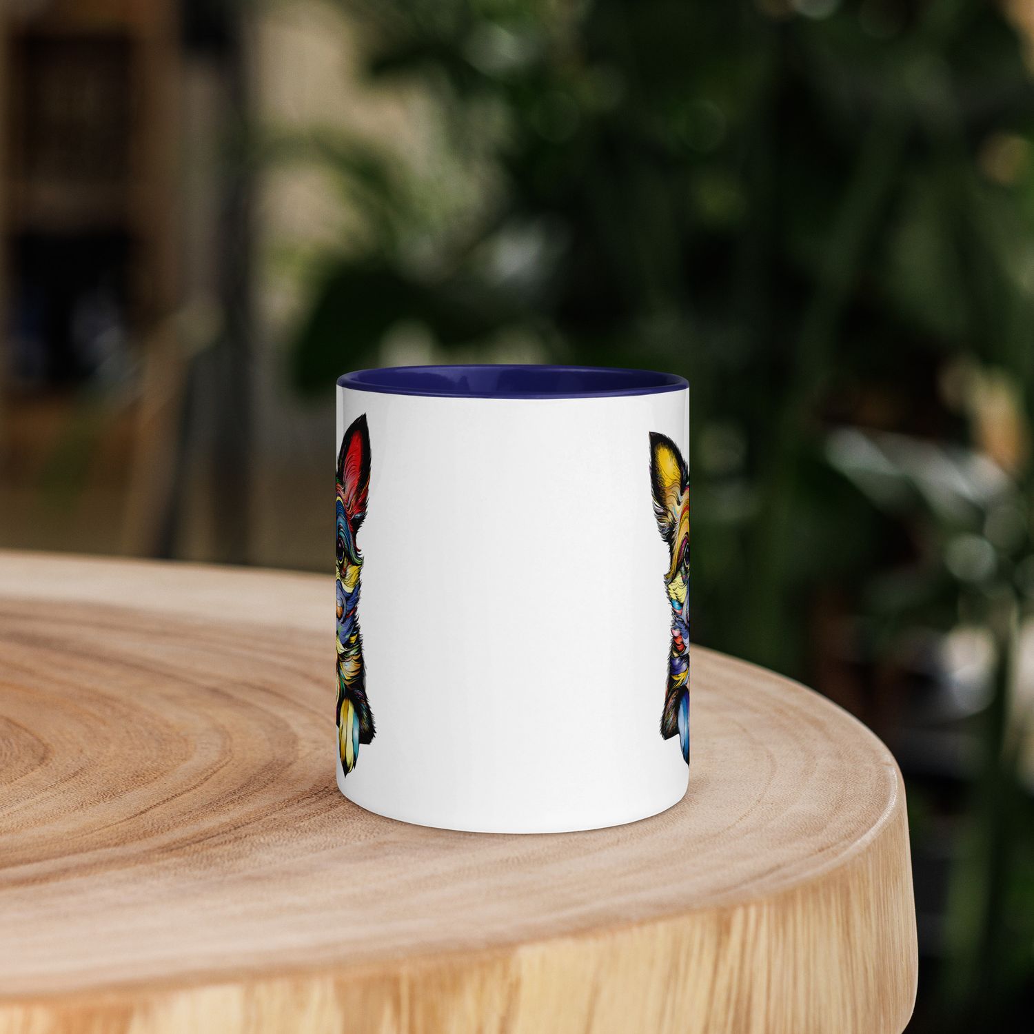 Tasse mit farbiger Innenseite