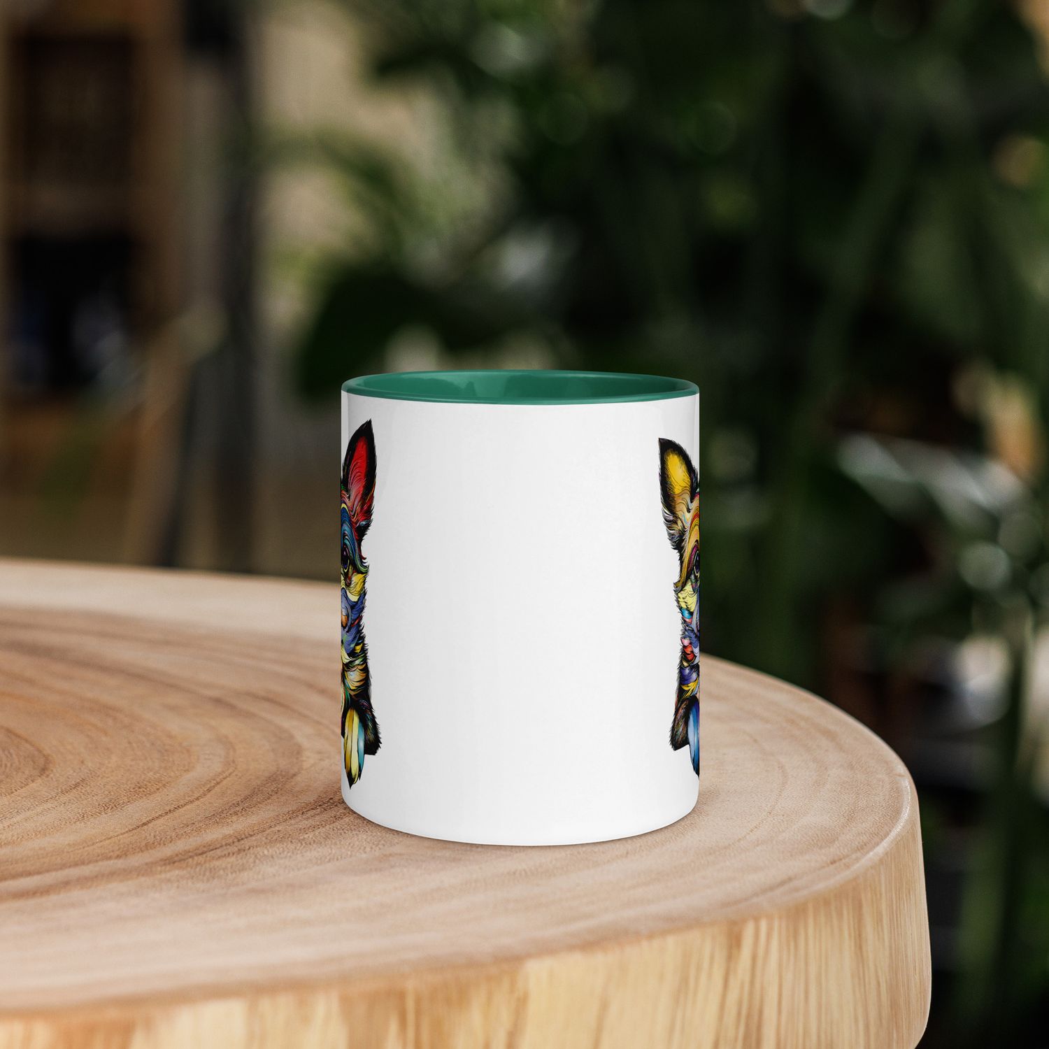 Tasse mit farbiger Innenseite