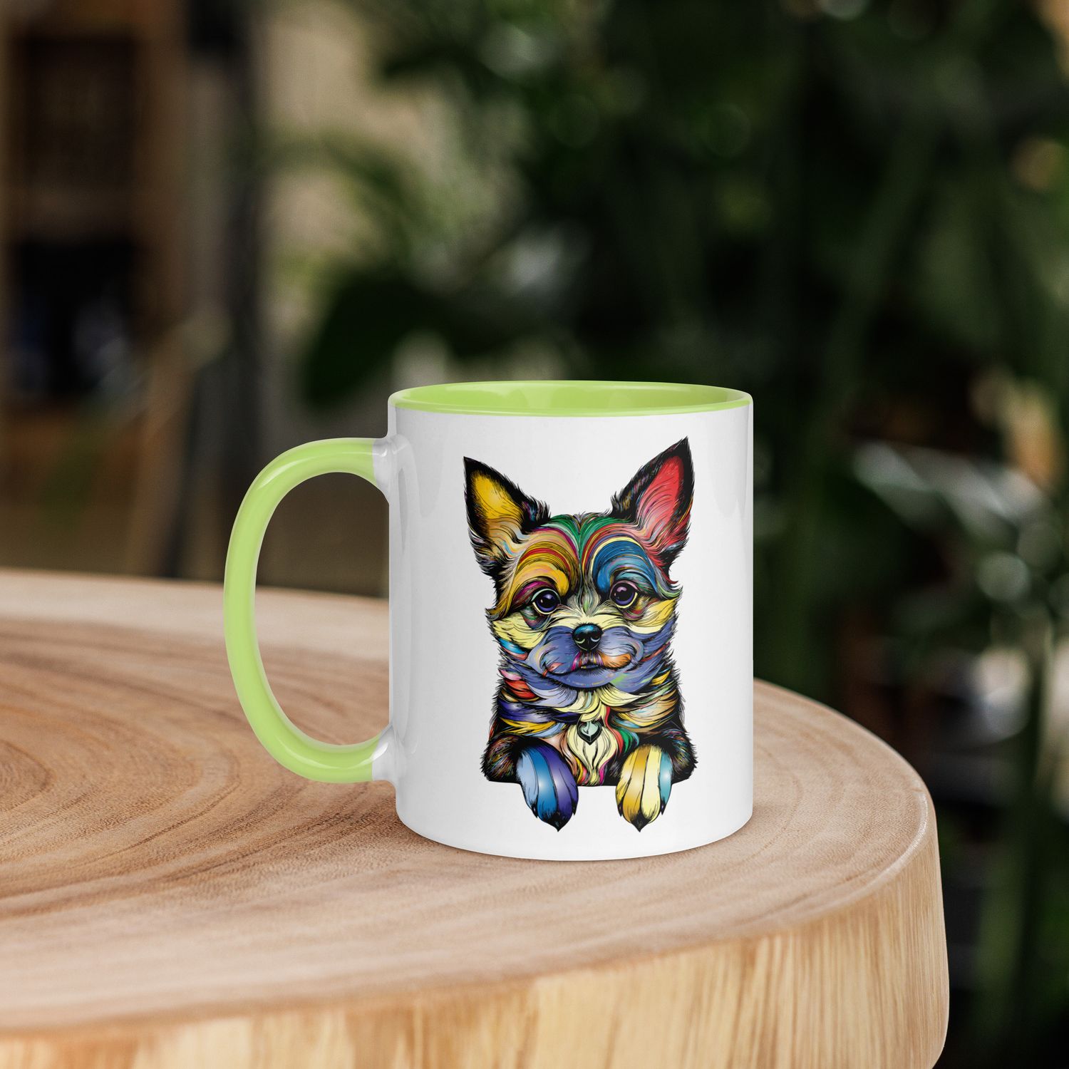 Tasse mit farbiger Innenseite