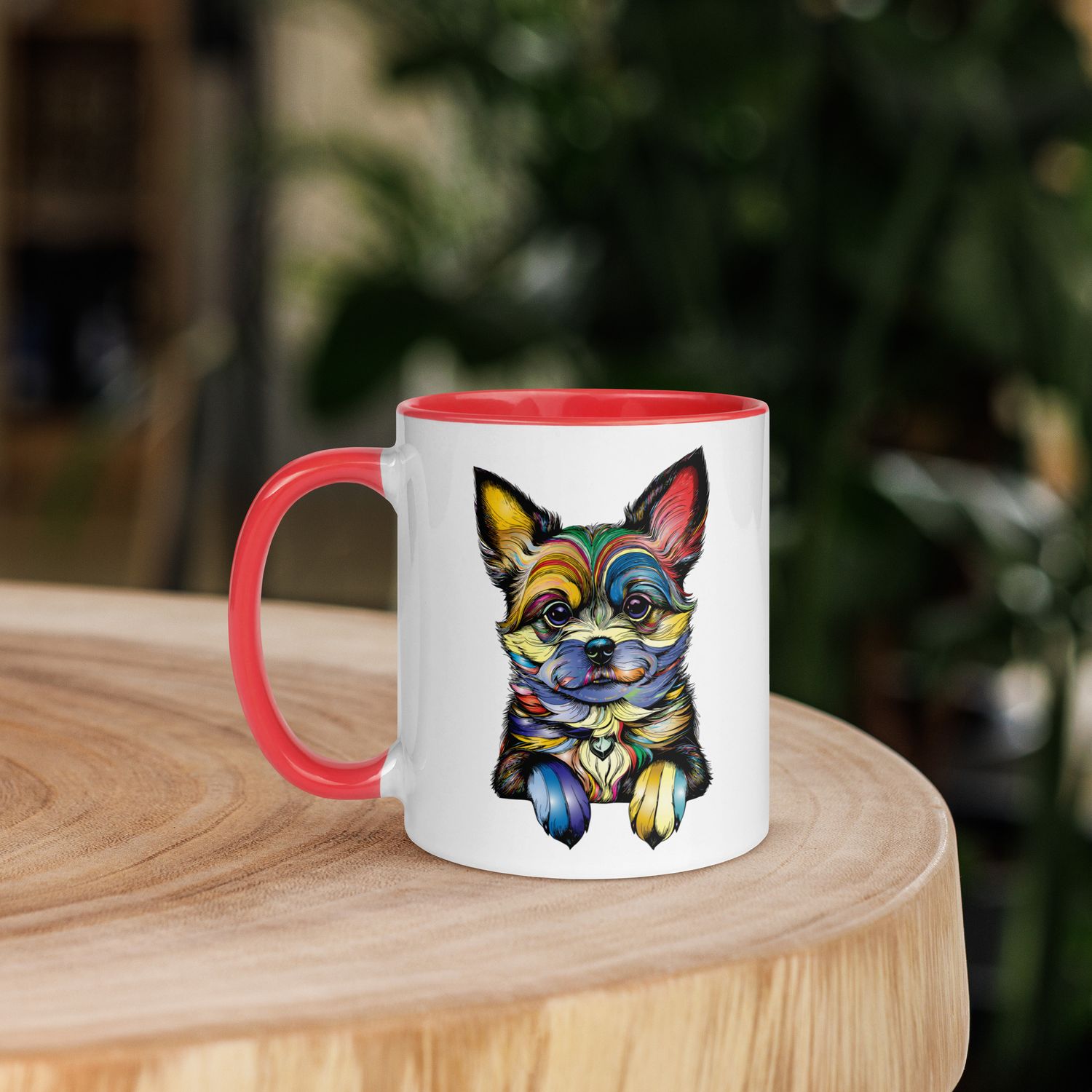 Tasse mit farbiger Innenseite