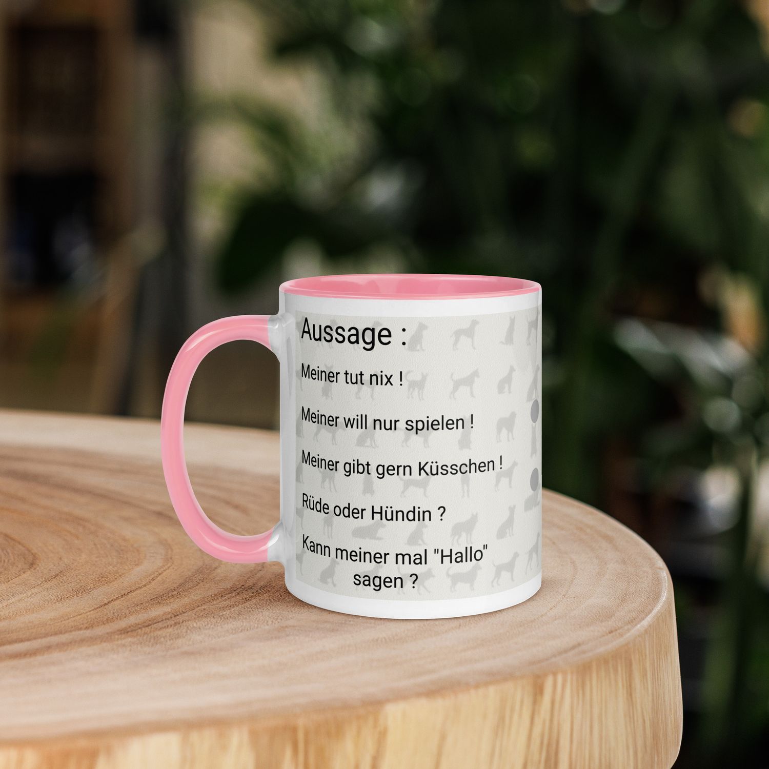 Tasse mit farbiger Innenseite