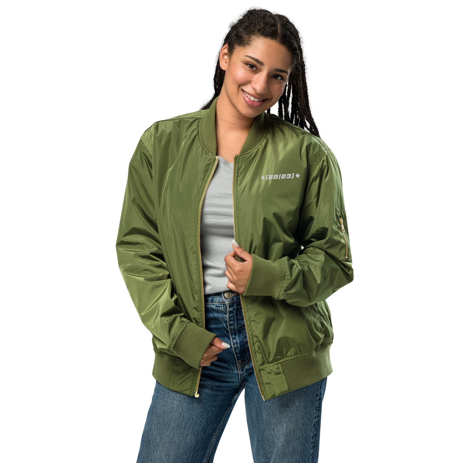 Hochwertige Premium Recycelte Bomberjacke