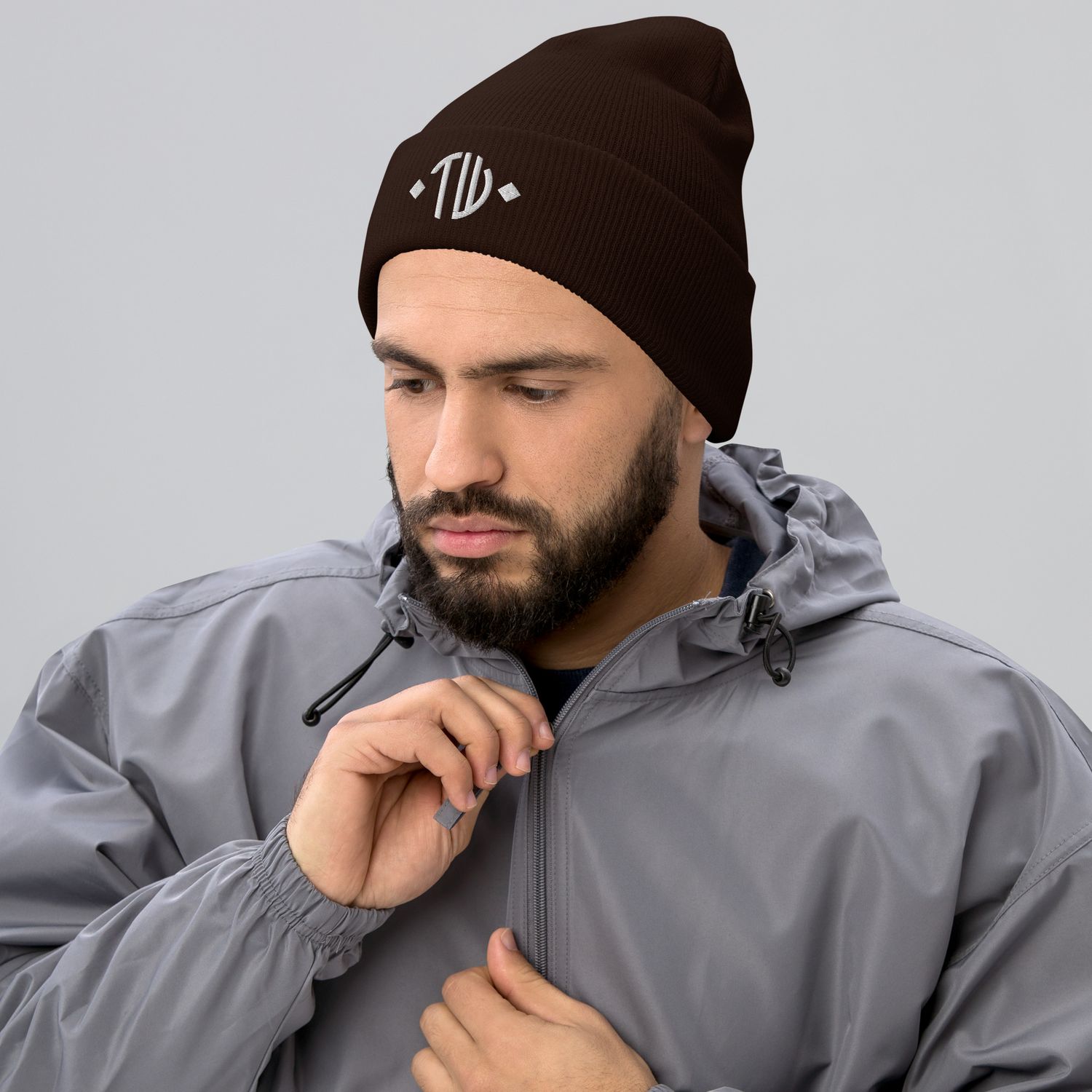 Umgeschlagene Beanie