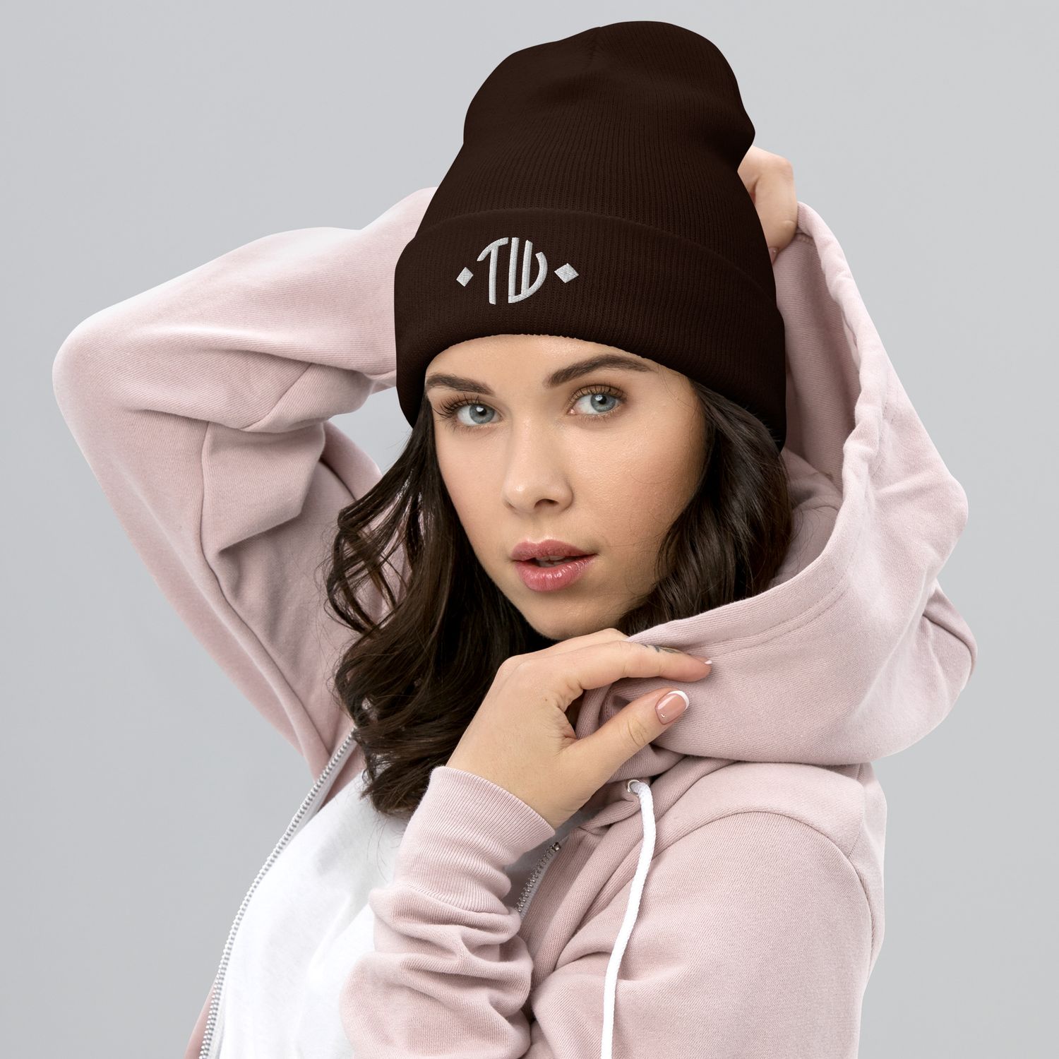 Umgeschlagene Beanie